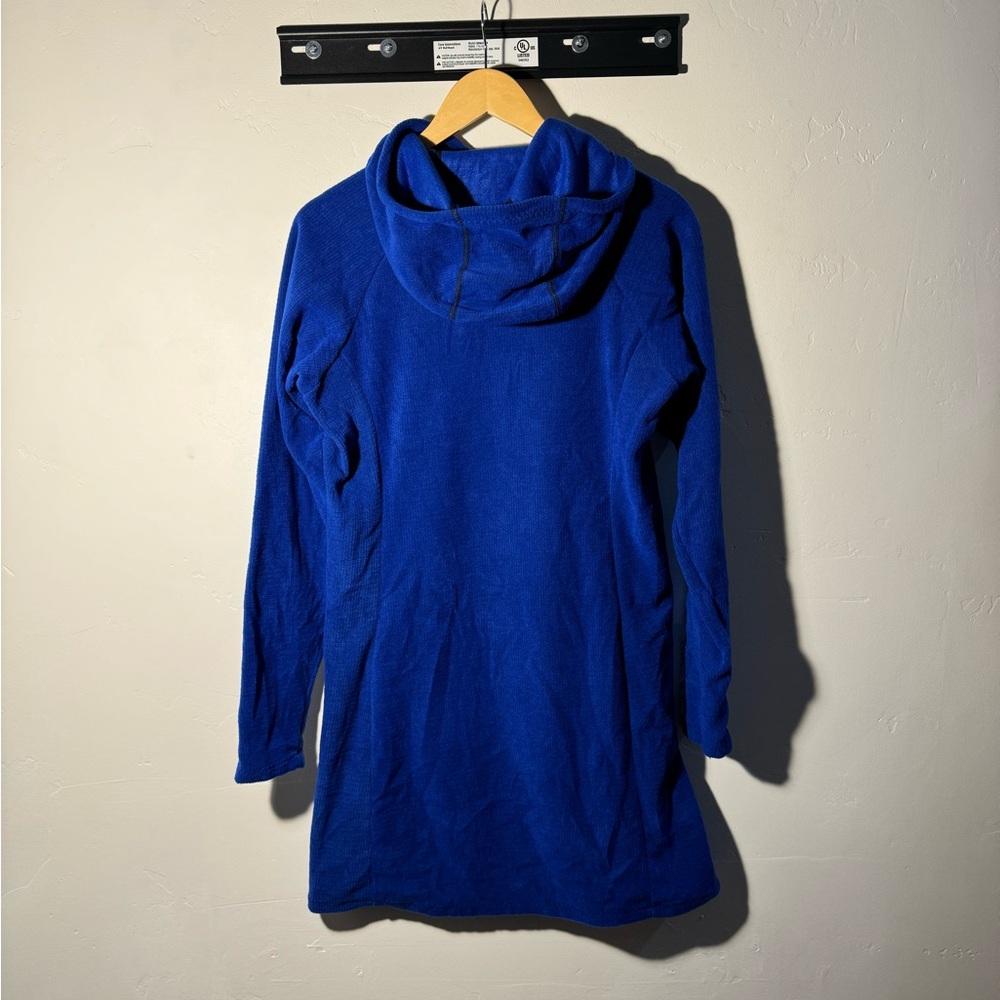 💙🩵 NWT Womens Melanzana Classic Blue Micro Grid Dress 💙🩵 - Picture 9 of 11